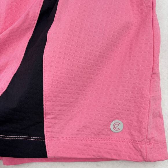 Bette & Court Skort Size M Pink Black Textured Knit Stretch Pull On Tennis Golf - Picture 5 of 10